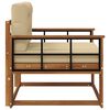 vidaXL Outdoor Mittelsofa Massivholz Akazie Natur