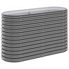 vidaXL Hochbeet Verzinkter Stahl 114x40x68 cm Anthrazit