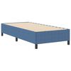 vidaXL Boxspringbett Blau 100 x 200 cm Samt