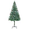 vidaXL K&uuml;nstlicher Weihnachtsbaum Gr&uuml;n 180 cm PVC und Stahl