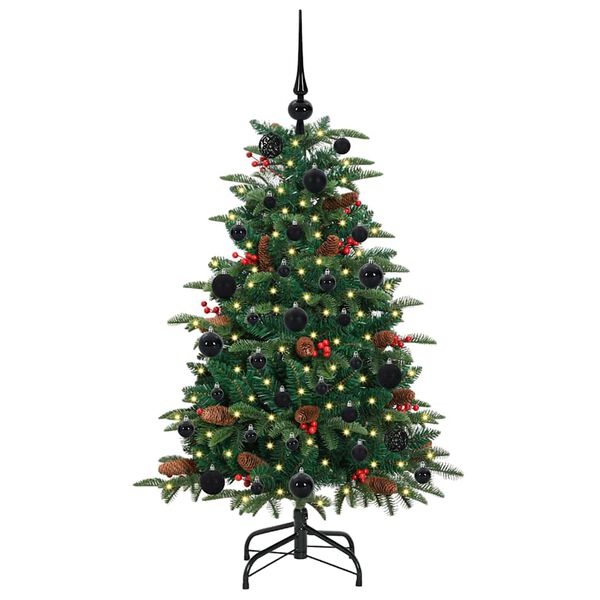 vidaXL K&uuml;nstlicher Weihnachtsbaum mit 150 LEDs mit St&auml;nder Gr&uuml;n 120 cm