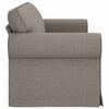 vidaXL Sofa Taupe 215 x 82 x 80 cm Stoff