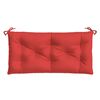 vidaXL Gartenbank-Auflagen 2 Stk. Rot 100x50x7 cm Oxford-Gewebe