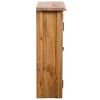 vidaXL Bad-Wandschrank Massivholz Kiefer 42x23x70 cm