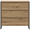 vidaXL Sideboard Kunsthandwerk Eiche 79 x 36 x 75.5 cm Holzwerkstoff