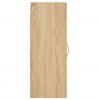 vidaXL Wandschrank Sonoma-Eiche 34,5x34x90 cm Holzwerkstoff