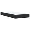 vidaXL Boxspringbett mit Matratze Schwarz 90x200 cm Samt