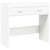 vidaXL Konsolentisch Wei&szlig; 90 x 35 x 80 cm Holzwerkstoff