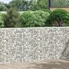 vidaXL Gabionen-Hochbeet Trapezform Verzinkter Stahl 150x20x100 cm