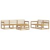 vidaXL Outdoor-Sofagarnitur 6 pcs Wei&szlig;