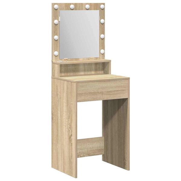 vidaXL Schminktisch Sonoma-Eiche 50 x 41 x 135 cm Holzwerkstoff