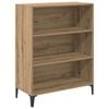 vidaXL Sideboard Artisan-Eiche 69,5 x 32,5 x 90 cm Holzwerkstoff