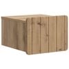 vidaXL Wandmontierter Nachttisch Artisan-Eiche 33 x 34,5 x 24 cm