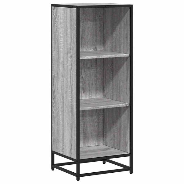 vidaXL Bücherregal Grau Sonoma 40x35x107,5 cm Holzwerkstoff