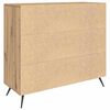 vidaXL Sideboard Artisan-Eiche 89,5 x 34 x 80 cm Holzwerkstoff