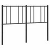 vidaXL Kopfteil Metall Schwarz 120 cm