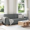 vidaXL 3-Sitzer-Sofa Dunkelgrau 220x78x84 cm Stoff