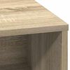 vidaXL LED-Sideboard Sonoma-Eiche 71 x 34,5 x 75 cm Holzwerkstoff