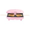 Bestron Waffeleisen f&uuml;r herzf&ouml;rmige Waffeln DSW271P 780 W Rosa