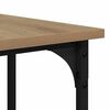 vidaXL Schreibtisch Artisan-Eiche 139 x 139 x 75 cm Holzwerkstoff