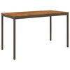 vidaXL Gartenbar-Tisch NAARDEN Natur und Kaffee 180 x 88,5 x 105 cm