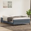 vidaXL Boxspringbett ohne Matratze Dunkelgrau 140x210 cm Samt