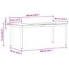 vidaXL Esstische 2 pcs 180 x 90 x 75 cm Holzwerkstoff