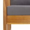 vidaXL 5-tlg. Garten-Lounge-Set mit Auflagen Massivholz Akazie