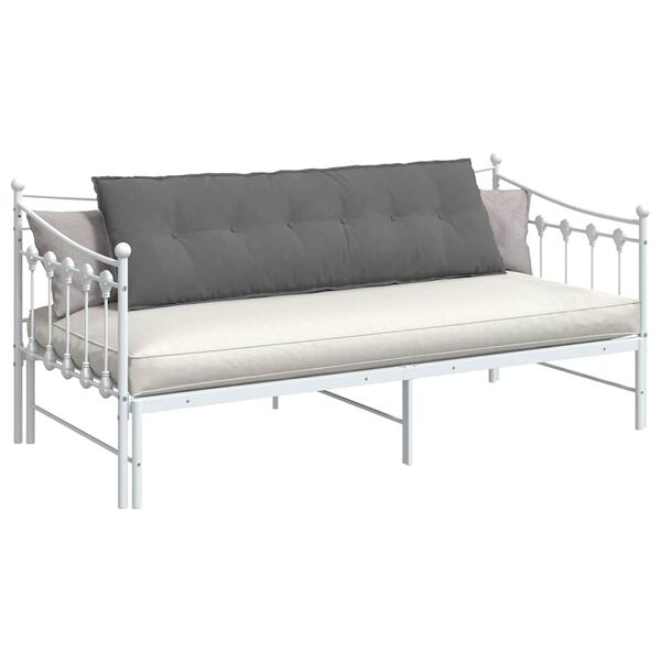 vidaXL R&uuml;ckenkissen Dunkelgrau 160 x 50 cm Mikrofaserstoff