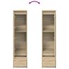vidaXL Highboard Sonoma-Eiche 29,5x34x119,5 cm Holzwerkstoff