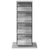 vidaXL Magazinregal Graues Sonoma 68 x 40 x 123.5 cm Holzwerkstoff