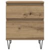 vidaXL Nachttisch Artisan-Eiche 40x35x50 cm Holzwerkstoff