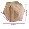 vidaXL Beistelltisch Recyceltes Teakholz 40 x 40 x 40 cm