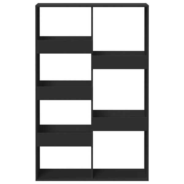 vidaXL Raumteiler Schwarz 100x33x155,5 cm Holzwerkstoff