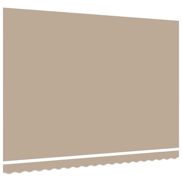 vidaXL Markisenersatzstoff Beige 430 x 345 cm Polyester