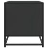 vidaXL TV-Schrank Schwarz 120,5x40x46 cm Holzwerkstoff und Metall