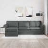 vidaXL Sofa Dunkelgrau 215 x 138 x 80 cm Stoff