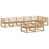 vidaXL Outdoor-Sofagarnitur 8 pcs Wei&szlig; 404 x 166,5 x 73 cm