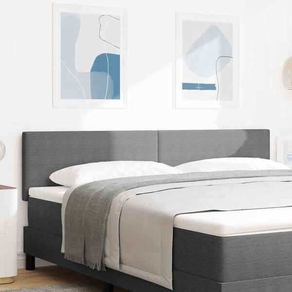 vidaXL Kopfteil mit Kopfteil Hellgrau 180 cm Kunstleder