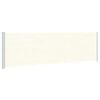 vidaXL Seitenmarkise Ausziehbar 180x600 cm Creme