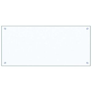 vidaXL K&uuml;chenr&uuml;ckwand Transparent 90&times;40 cm Hartglas