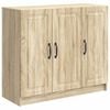 vidaXL Sideboard Sonoma-Eiche 89 x 34,5 x 77 cm Holzwerkstoff