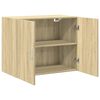 vidaXL Wandschrank Sonoma-Eiche 80x42,5x64 cm Holzwerkstoff