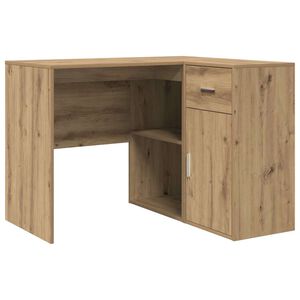 vidaXL Eck-Schreibtisch mit Schubladen Artisan-Eiche 102 x 88 x 75 cm