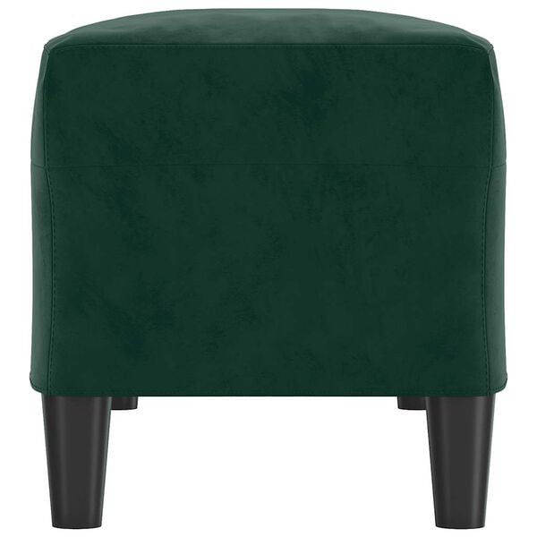vidaXL Sitzbank Dunkelgr&uuml;n 100x35x41 cm Samt