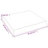 vidaXL Tischplatte 40x40x(2-6) cm Massivholz Unbehandelt Baumkante