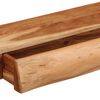 vidaXL Wandregale 2 Stk. 60x17x8 cm Massivholz Akazie