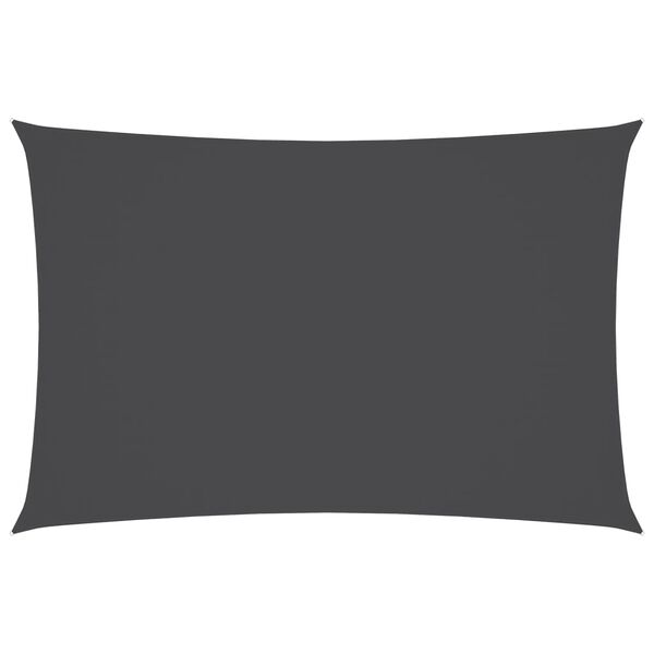 vidaXL Sonnensegel Oxford-Gewebe Rechteckig 5x7 m Anthrazit