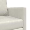 vidaXL Schlafsofa 60cm Creme Samt