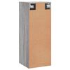 vidaXL Wandschrank Grau Sonoma 34,5x34x90 cm Holzwerkstoff